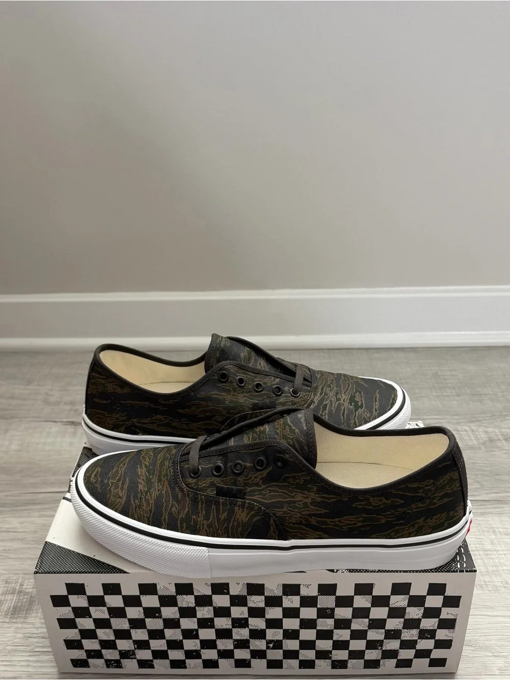 Vans Skate Authentic (Tiger Camo) “Green/Black”